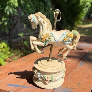 Vintage Carousel Horse Figurine